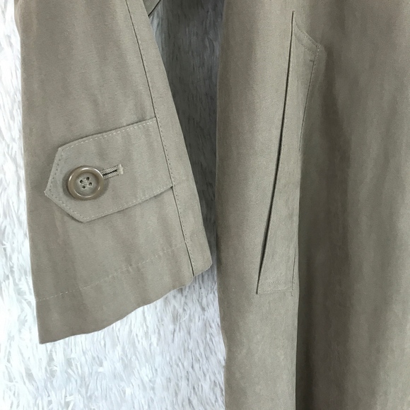 SOLD Hooded Trench Coat Long Brown London Fog - Picture 4 of 8